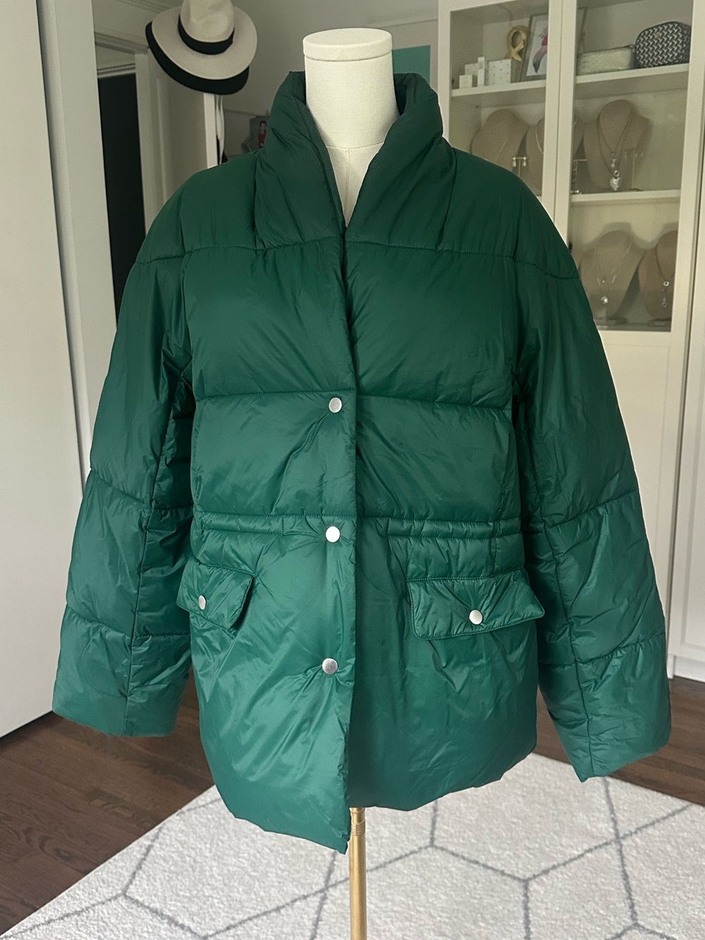 J.Crew Signature Puffer Jacket with PrimaLoft EUC